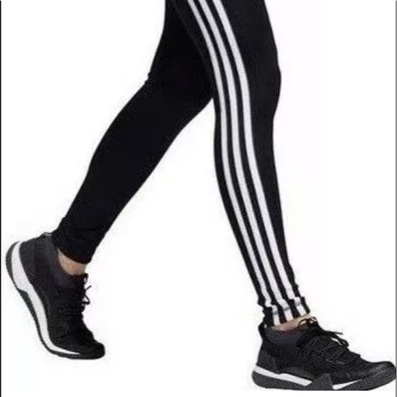 Adidas 3 Stripe Tights/pants-workout or altleisure - Picture 3 of 7